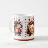 Aangepaste Mok voor foto's en kerstcadeautjes (Voorkant links)
