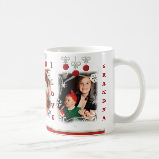 Aangepaste Mok voor foto's en kerstcadeautjes (Rechts)