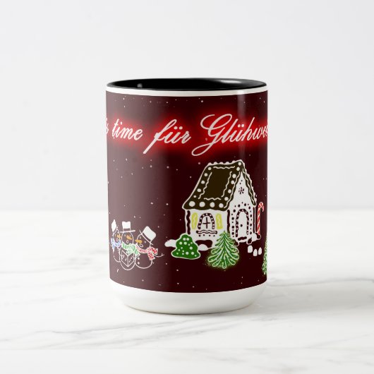 Aangepaste mok voor gemulgeerde wijn / glühwein (Center)