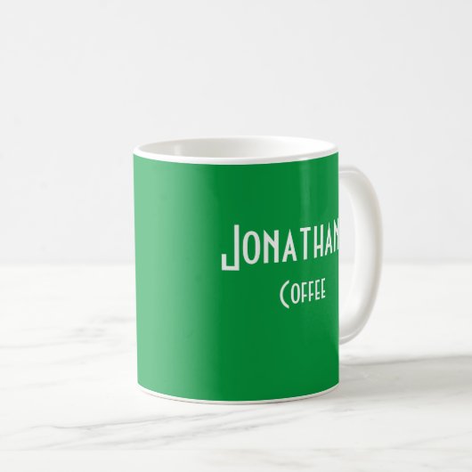 Aangepaste Mok voor groene koffie (Voorkant rechts)