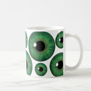 Aangepaste Mok voor groene ogen Iris Cool