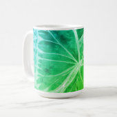 Aangepaste mok voor groene vlinderkoffie (Voorkant links)