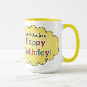 Aangepaste Mok voor Happy Birthday-cadeautjes