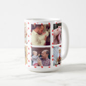 Aangepaste Mok voor het liefhebben van Collage Fam (Voorkant rechts)