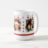 Aangepaste Mok voor kerstfoto's (Voorkant rechts)