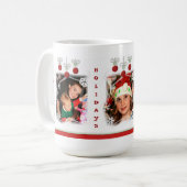 Aangepaste Mok voor kerstfoto's (Voorkant links)