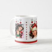 Aangepaste Mok voor kerstfoto's Oma (Voorkant links)