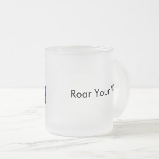 Aangepaste Mok voor lionontwerp (Voorkant rechts)