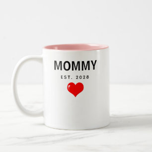 Aangepaste mok voor mama en papa cadeau voor babys