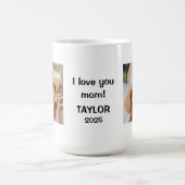 Aangepaste Mok voor mama met foto's (Center)