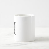 Aangepaste Mok voor monogram en naam koffie (Center)