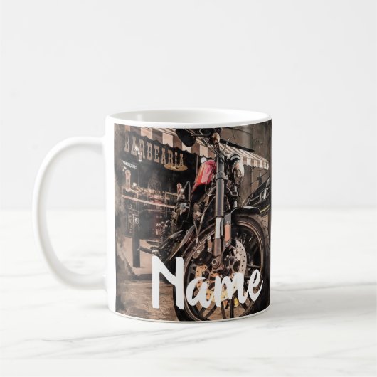 Aangepaste Mok voor motorfietswiel met ontwerpkoff (Links)