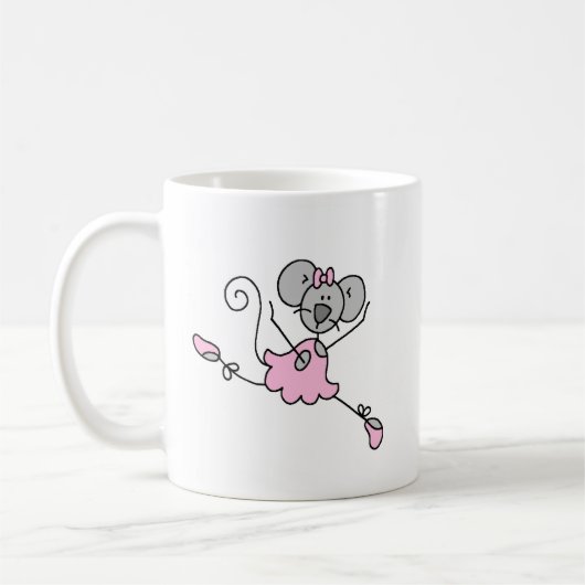 Aangepaste Mok voor muis Ballerina (Links)