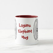 Aangepaste Mok voor olifanten (Midden)