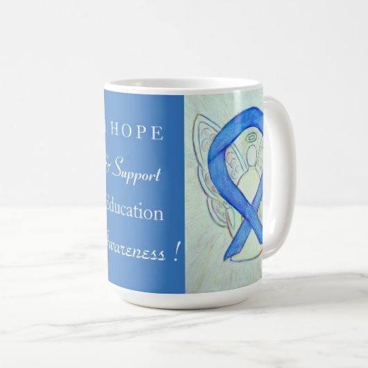 Aangepaste Mok voor onderwijsbewustzijn Ribbon Ang (Voorkant rechts)