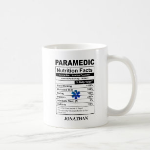 Aangepaste Mok voor Paramedische symbolen EMT Coff