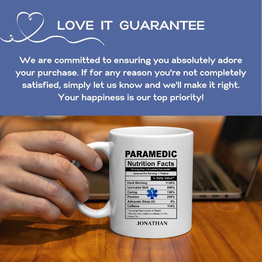 Aangepaste Mok voor Paramedische symbolen EMT Coff