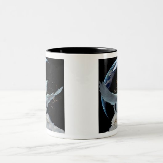 Aangepaste Mok voor Pegasus- en planetenkoffiekoff (Center)