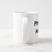 Aangepaste Mok voor persoonlijke foto's legen (Achterkant)