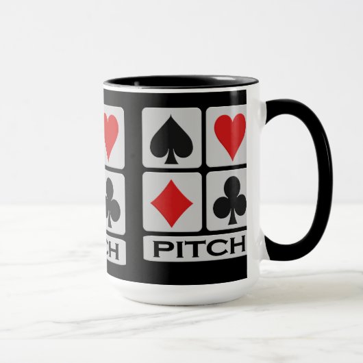 Aangepaste mok voor Pitch Player - kies stijl en k (Rechts)