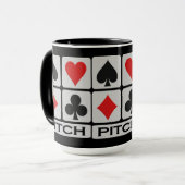 Aangepaste mok voor Pitch Player - kies stijl en k (Voorkant links)