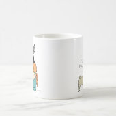 Aangepaste Mok voor Pug Mama Coffee (Center)