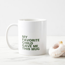 Aangepaste Mok voor Typografie met Initiaal