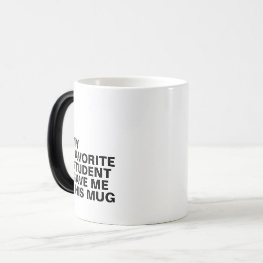 Aangepaste Mok voor Typografie met Initiaal (Voorkant links)