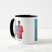 Aangepaste Mok voor vader | Gepersonaliseerde cade (Voorkant links)