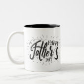 Aangepaste Mok voor Vaderdag met Happy Photo Coffe (Links)