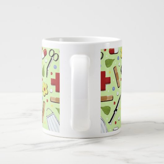 Aangepaste Mok voor verpleegkoffie (Achterkant)