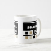 Aangepaste Mok voor vierkant ontwerp (Voorkant rechts)