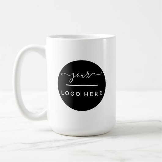 Aangepaste Mok voor zakelijke Logo koffie (Links)