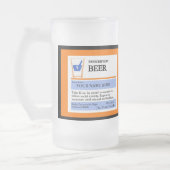 Aangepaste Mok voorschrijvingsbier (Links)