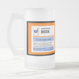 Aangepaste Mok voorschrijvingsbier