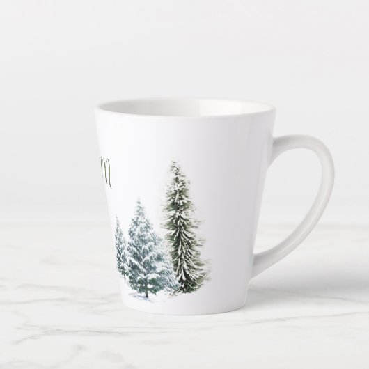 Aangepaste Mok winterscène (Rechts)