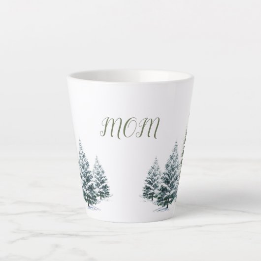 Aangepaste Mok winterscène (Voorkant)