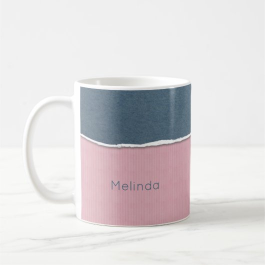 Aangepaste mokken voor blauwe en roze textuur (Links)