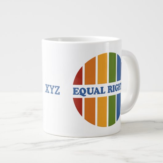Aangepaste mokken voor gelijke rechten (Voorkant rechts)