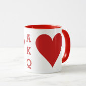 Aangepaste mokken voor kaartafspeelprogramma's - H (Voorkant rechts)