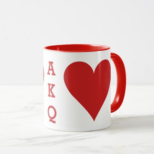 Aangepaste mokken voor kaartafspeelprogramma's - H (Voorkant rechts)