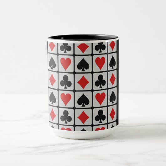 Aangepaste mokken voor kaartspeler (Midden)