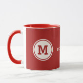 Aangepaste mokken voor monogram, naam en kleur (Links)