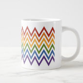 Aangepaste mokken voor Rainbow Chevron Pattern (Rechts)