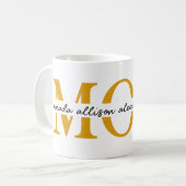 Aangepaste MOM-koffie Mok met kindernamen (Voorkant links)
