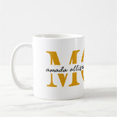 Aangepaste MOM-koffie Mok met kindernamen (Links)