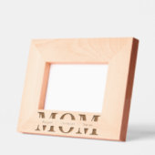 Aangepaste "Mom" Monogram Afbeelding Lijst met nam Gegraveerde Lijstjes (Links)