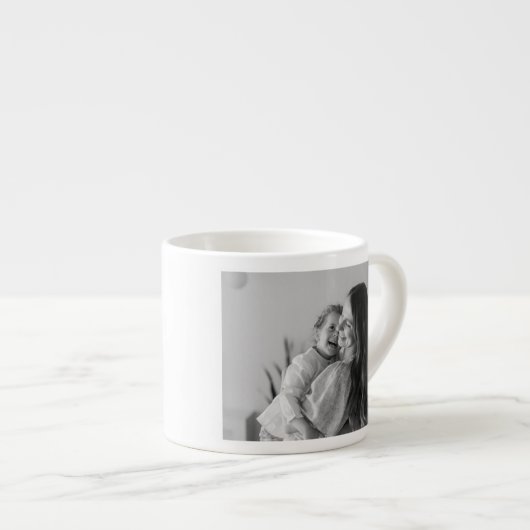 Aangepaste MOMMY Foto & Naam Gift Espresso Kop (Voorkant rechts)