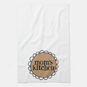 Aangepaste MOM'S KITCHEN Geschulpte Rand Theedoek (Verticaal)