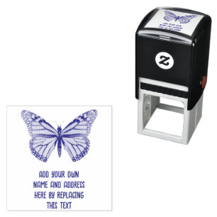 Aangepaste Monarch Vlinder Zelfinktende Stempel